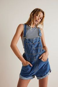 2026 Loose Multi <b>Pockets</b> Shoulder Strap Jeans Overalls For Women Denim <b>Jumpsuit</b> - Product Image 6