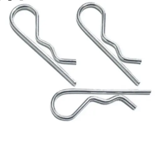 Individuelle Edelstahl-Metall-Hardware R-Federclips Haltepinne Schneckenverschluss-Schnalle