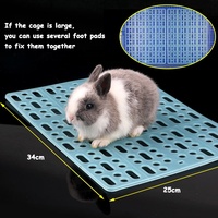 Tapis en plastique épais anti-morsure pour cages d'animaux de petite taille, pour lapins, cochons d'Inde et hamsters