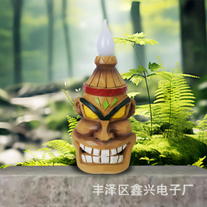 Luces Decorativas con Diseño de Mayos Tocando el Tambor y el Piano, Adornos de Resina para Jardín, Exteriores, Patios - Product Image 2