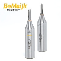 BoMeiJK Fraise droite TCT à 2 dents de haute précision avec queue de 1/2 pouce, outil de découpe de bois CNC ODM/OEM avec hélice à 45 degrés