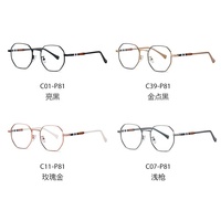 Montures de lunettes optiques tendance de haute qualité avec logo personnalisé Sunray, monture carrée en acétate et métal pour femmes et hommes