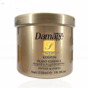 ダメージヘアケアオーガニックプラントエッセンスオリーブオイル注入栄養クリーミーダメージヘアマスクニンニク - Product Image 5