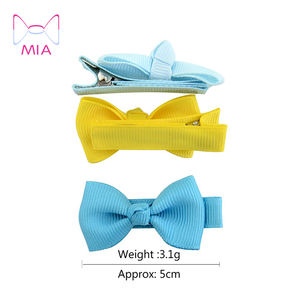 Cinta para el pelo hecha a mano para niñas pequeñas, lazo de metal forrado completo en 40 colores, 795 - Product Image 4