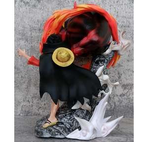 Figurine Anime 25CM One Piece Luffy l'Île des Fantômes Grand Poing de Feu PVC Collection <span class=keywords><strong>Manga</strong></span> Modèle Jouet Cadeau - Product Image 4