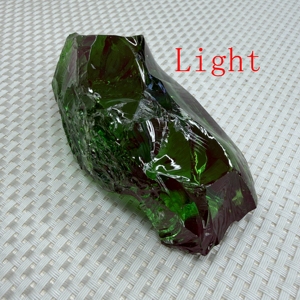 Piedra Preciosa YAG Cultivada en Laboratorio, Sin Cortar, Fluorescente Amarilla, Yttrium Aluminum Garnet (YAG), Piedra en Bruto - Product Image 5