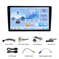 Radio de coche 2Din con pantalla 2K, Qualcomm, 8 núcleos, CarPlay, Android, 360, cámara, GPS, WIFI/4G, reproductor Multimedia, pantalla táctil Universal