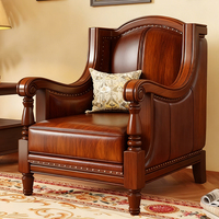 Klassisches Modernes Luxus Chesterfield Leder-Relaxsofa-Set im Mid-Century Design für Villa, Wohnzimmer und Hotelgebrauch