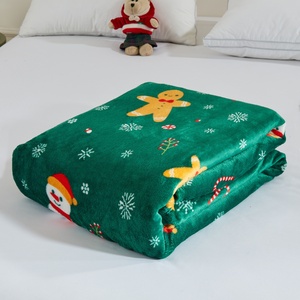 Plaid de Noël réversible style nordique, <span class=keywords><strong>couverture</strong></span> décorative douce en polaire pour canapé, lit, <span class=keywords><strong>couverture</strong></span> chaude en peluche sherpa - Product Image 2