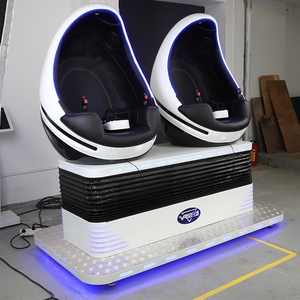 Simulateur de cinéma de réalité virtuelle, chaise VR Double 2 joueurs, 9D œuf, parc d'attractions - Product Image 3