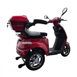 รถเข็นสามล้อไฟฟ้าสำหรับผู้สูงอายุ รุ่น VIA สีแดง 60V 1000W 3000W แบบเปิดประทุน รับน้ำหนักได้ 150 กก. ระยะทางวิ่ง 30-50 กม. 10-15 ไมล์ สีแดงเบอร์กันดีเงา - Product Image 3