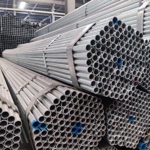 Tuyau en acier galvanisé ASTM A53 AS1074, tube circulaire rond CHS, section creuse métallique pour la construction, les échafaudages, les supports solaires - Product Image 5