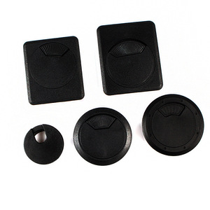 Copertura del foro della scrivania in plastica passacavo per mobili in plastica altro <span class=keywords><strong>Hardware</strong></span> per mobili, altro <span class=keywords><strong>Hardware</strong></span> per mobili coperchio del foro della scrivania nero - Product Image 5