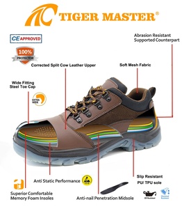 Scarpe Antinfortunistiche Tiger Master con Suola <span class=keywords><strong>in</strong></span> TPU Resistente a Olio e Prodotti Chimici, Puntale <span class=keywords><strong>in</strong></span> Acciaio CE, Antiperforazione, <span class=keywords><strong>per</strong></span> Lavori <span class=keywords><strong>in</strong></span> Campo Petrolifero, <span class=keywords><strong>per</strong></span> Uomo - Product Image 5