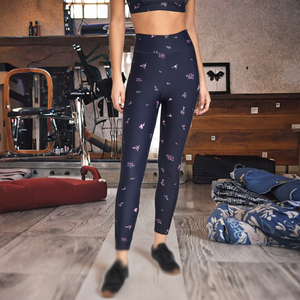 Pantalones de Yoga Personalizados de Alta Calidad para Mujer, Servicios OEM Profesionales, Diferentes Estilos Impresos, Antibacterianos, Cintura Elástica Táctica - Product Image 3