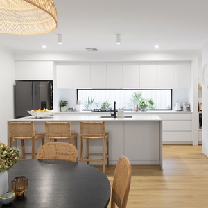 Mobili su Misura con 10 Anni di Esperienza, Nuovo Design, Armadi da <span class=keywords><strong>Cucina</strong></span> con Verniciatura a Forno - Product Image 5
