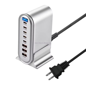 Chxdev 2025 Mới 440W Điện Thoại Di Động Cầm Tay Nhanh Chóng 5 Loại C 3 USB Máy Tính Xách Tay <span class=keywords><strong>Adapter</strong></span> Đa Cắm Gan Hiển Thị Kỹ Thuật Số Tường Sạc - Product Image 4