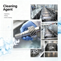 Nettoyant rapide pour surfaces métalliques, sans résidus laissés sur les composants usinés de haute précision