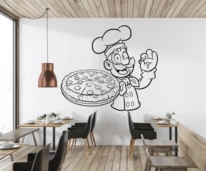 Di alta qualità su ordinazione <span class=keywords><strong>foto</strong></span> da parete decalcomania caffè adesivo da parete in PVC stella da parete adesivo in vinile per la pubblicità - Product Image 2