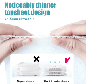 Échantillon Gratuit Offre Spéciale Z OEM Japon Polymère Nouveau-né S à S-M Absorbant Doux de Haute Qualité Bande Élastique à la Taille Couche Bébé - Product Image 4
