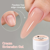 UR SUGAR OEM Professionnel 15ml Gel de Construction Lacté Lisse Sans Chaleur Crème de Construction Camouflage pour Extension d'Ongles