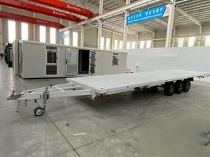 Tiny Prefabricated Steel Structure Office Container <b>House</b> Portable Office Trailer on Wheels 20ft/40ft - Product Image 3