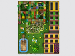 Parque Infantil Interior Royal Ocean Park con Piscina de Pelotas, Tobogán y Laberinto para Niños - Product Image 5