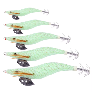 <span class=keywords><strong>Esca</strong></span> rigida luminosa bianca all'ingrosso gamberetti nuovo prodotto per la pesca in mare <span class=keywords><strong>esca</strong></span> di calamari pesce gatto in legno in scatola gamberetti esche finte - Product Image 1