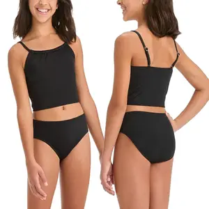 Maillots de bain pour enfants personnalisés pour jeunes filles vêtements de plage anti-UV maillots de bain bikini pour adolescentes