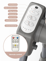Berceau à bascule électrique automatique pour bébé, lit à bascule électrique variable, berceau à bascule pour nouveau-né, vente en gros