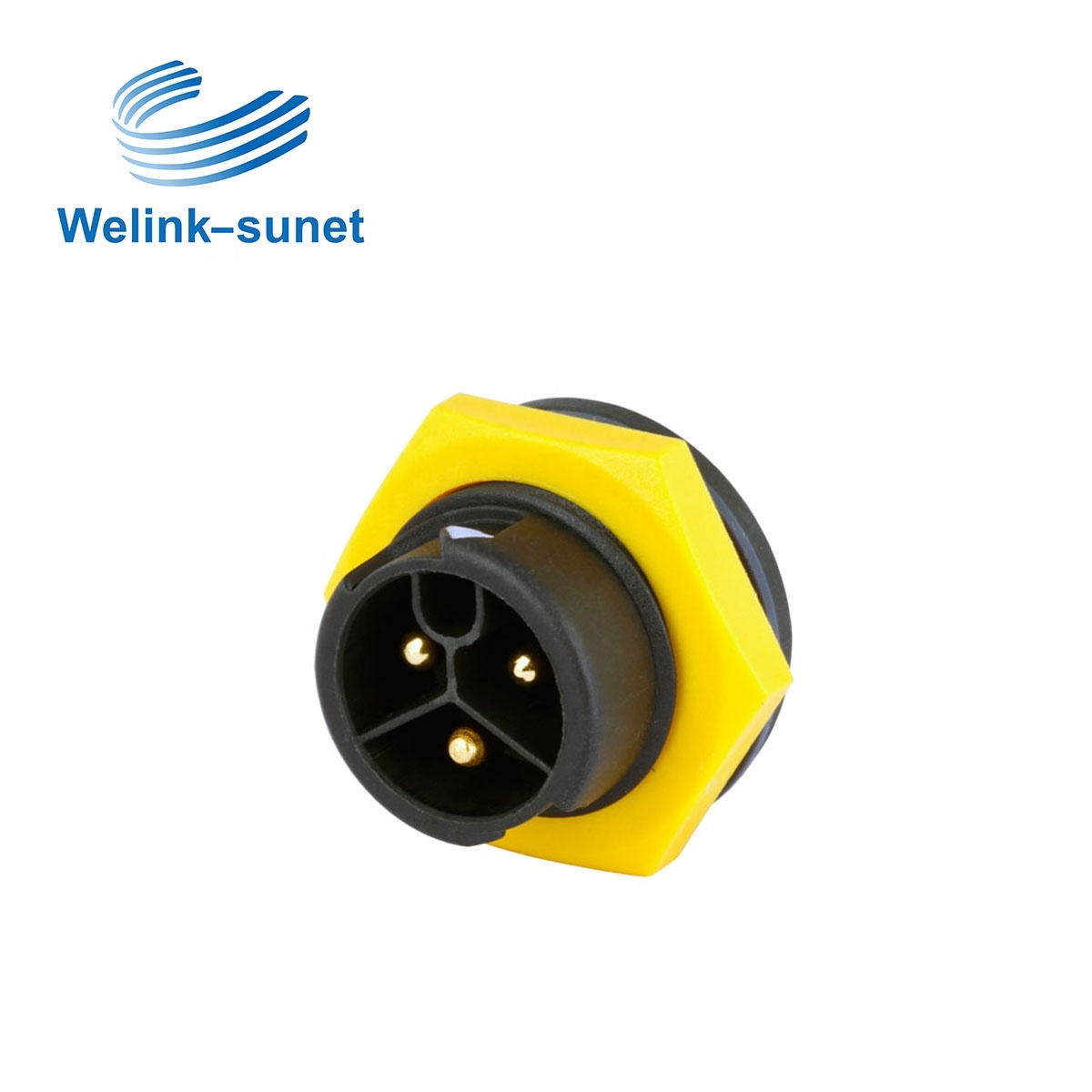 Serrure de poussée de Soudure De Type lampadaire faisceau de câbles avec MILIEU connecteur Étanche 3P