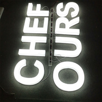 Prix par projet : Lettres en acrylique 3D entièrement éclairées par LED pour signalétique extérieure et décoration