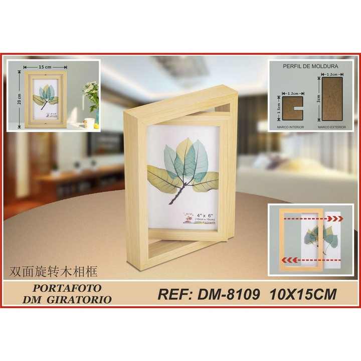 DM-8109 10x15 cm rotating frame - Decorative frames