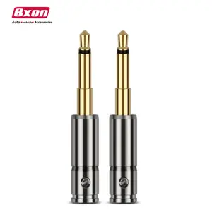 3.5 Mét 2 Người Ba Lan TS Kim Loại Thép Không Gỉ Shell Mạ Vàng Adapter Tai Nghe Cắm Âm Thanh Jack Dây Nối Cho MM400 Headphone