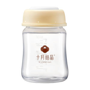 Botella de Almacenamiento de Leche Materna October Crystallization de 150 ml con Boca Ancha para Alimentación de Bebés y Uso en Viajes - Product Image 5