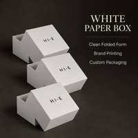 Boîte cadeau rigide en papier orange personnalisée, deux pièces, couvercle et base, avec étui imprimé pour produits haut de gamme