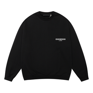 Sweat-shirt 100% coton sur mesure SS22 Ess floqué avoine légère avoine foncée élastique Super <span class=keywords><strong>David</strong></span> chemise hiver lettre motif - Product Image 3