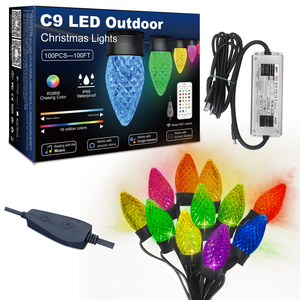 Gouly Chất lượng cao hơn dẫn bóng đèn C9 đèn giáng sinh sk6812 RGBW C9 LED giáng sinh đèn đầy màu sắc - Product Image 1