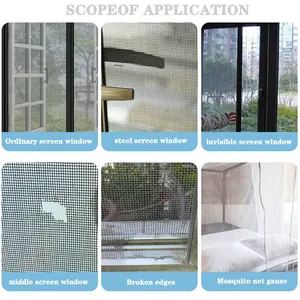 1ps Bande adhésive acrylique imperméable facile à appliquer pour la réparation des moustiquaires, anti-moustiques, patch en maille anti-insectes - Product Image 5
