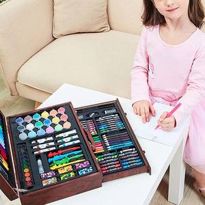 LISI Deluxe in legno Set di 123 pezzi Kit con pastelli ad olio matite colorate per artigianato pittura da disegno - Product Image 2