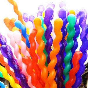 Lot de 10/20/30 ballons en latex torsadés en spirale, épais et longs, en forme de bande, pour fournitures de fête, jouets gonflables - Product Image 5