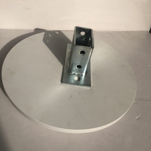 Plaque de <span class=keywords><strong>base</strong></span> de poteau réglable en acier galvanisé au carbone UTT7103 - Product Image 3