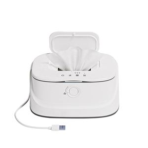 Chauffe-lingettes pour bébé avec logo personnalisé, nouveau produit, bouton supérieur, trois niveaux de chaleur, lumière douce, veilleuse - Product Image 3