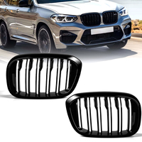 Grille de protection de phare antibrouillard de haute qualité avec garantie, motif nid d'abeille, pour BMW X3 X3M G01 X4 G02 2018 2019 2020