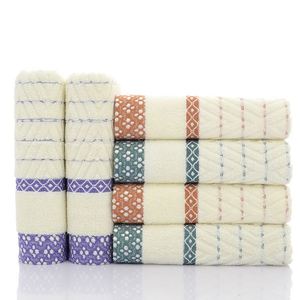 Serviettes de bain en coton tricoté 100 % écologiques, personnalisables avec logo, ensemble de serviettes de spa, motif Dobby, pour adultes, cadeau familial ou usage hôtelier, vente en gros - Product Image 2