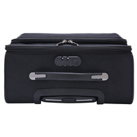Valise de voyage à roulettes tendance, résistante à l'usure, en tissu Oxford imperméable, portable, avec fermeture éclair, pour cabine, à roulettes pivotantes
