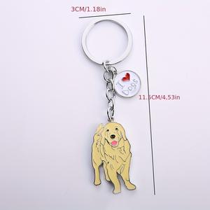 Buena calidad Changzhi Metal llavero mascota perro Navidad regalo promocional Rowena Mynah llavero para Halloween - Product Image 3