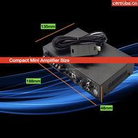 Subwoofer de voiture compact de qualité supérieure, double 6 pouces, à installer sous le siège, avec amplificateur de voiture classe D 400W RMS 2 Ohm, compatible Energy Car
