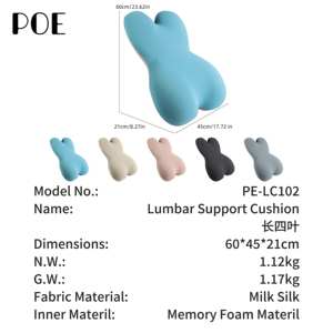 เบาะรองหลังแบบลิ่มเมมโมรี่โฟมขนาดใหญ่เพื่อสุขภาพ รองรับการนอนแบบกึ่งนอนคว่ำ พร้อมปลอกหุ้มถอดซักได้ - Product Image 5