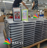 RAY YI Clear Costom Clear Acrylic Psaed Graded Card Slab avec étui pare-chocs